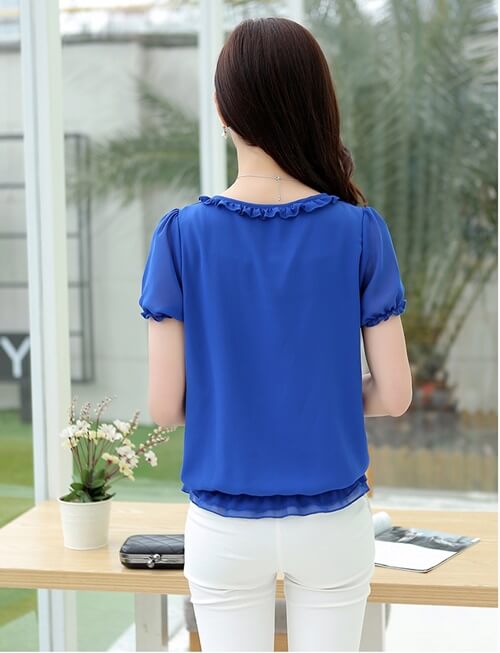 Blusa Amora Nobrelo Site Cor Azul