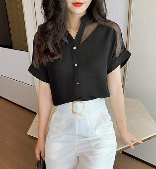 Blusa Serena Cor - Preto Nobrelo Site