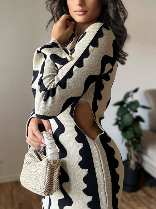 Descubra a dualidade elegante no Vestido Catarina Longo Branco e Preto da Nobrelo. Este vestido exibe um equilíbrio perfeito entre o branco e o preto, proporcionando uma aparência única e sofisticada.