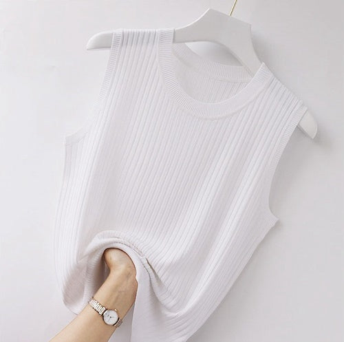 Blusa regata Caroline Nobrelo - Cor Branco