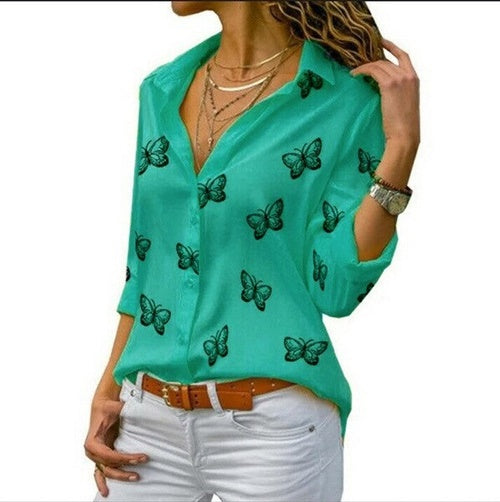 Camisa Luisa cheia de estilo e sofisticação para todas as ocasiões. Cor Verde