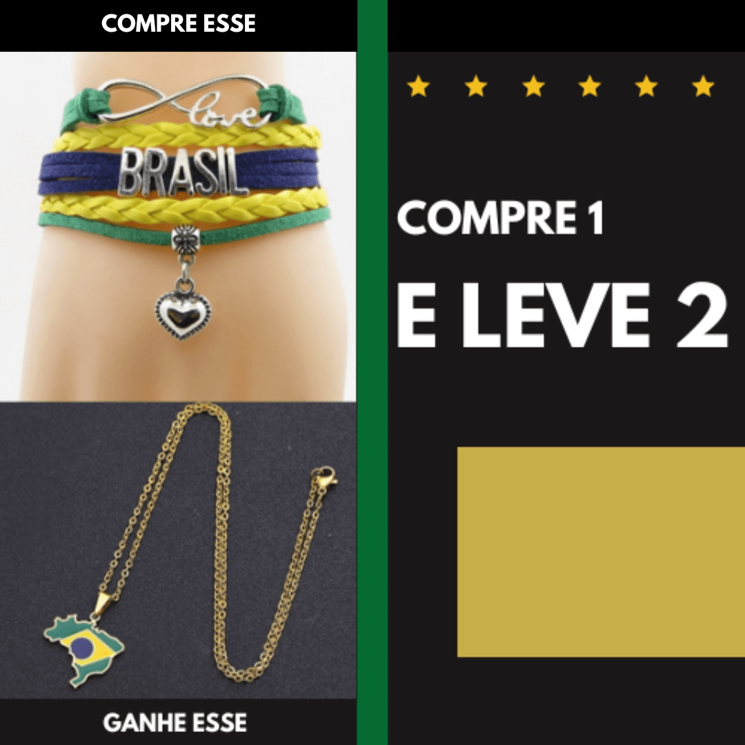 Entre no clima dos jogos do Brasil com a pulseira. Garanta já a sua e se junte a nós na torcida.