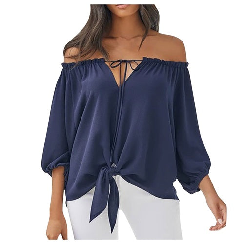 Blusa Azul Nathalia Site Nobrelo