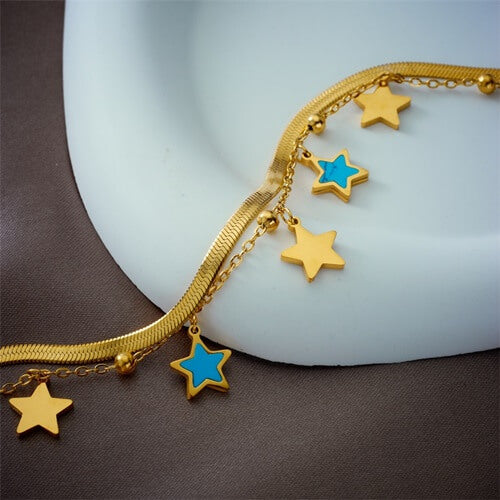 Pulseira Estrela Dourada